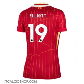 Liverpool Harvey Elliott #19 Prima Maglia Femmina 2024-25 Manica Corta